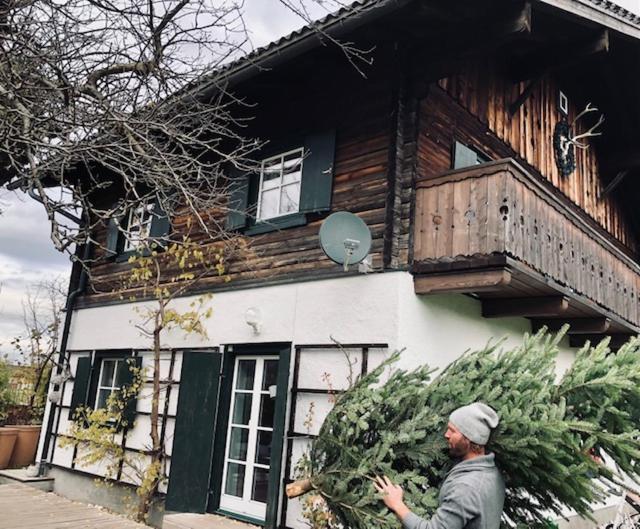 Forest Chalet, 15 Min To Salzburg Olt Town, And Most Beautiful Lakes, Secluded Location, 1,000 Sqm Garden, Mountainview, Panorama Sauna, Bath Whirlpool, Bbq&Bikes&Sunbeds For Free, Up To 10 P Golling an der Salzach Exterior photo